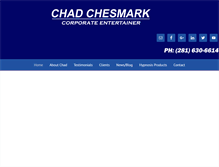 Tablet Screenshot of chadchesmark.com
